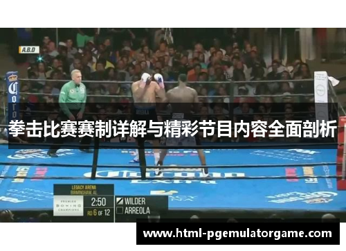 拳击比赛赛制详解与精彩节目内容全面剖析