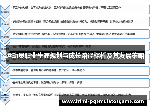 运动员职业生涯规划与成长路径探析及其发展策略