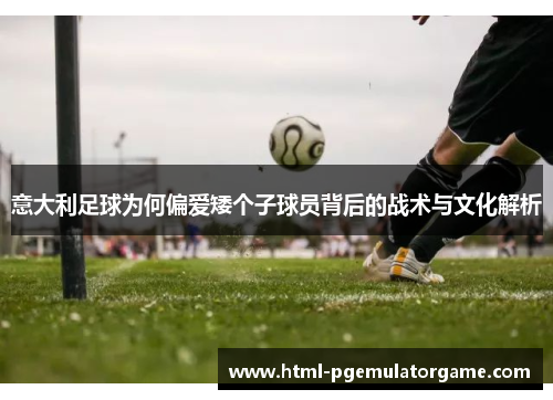 意大利足球为何偏爱矮个子球员背后的战术与文化解析